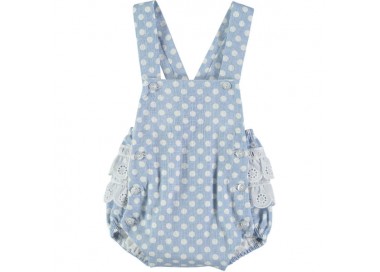 COLECCIÓN VERANO. Peto lunares 2 volantes