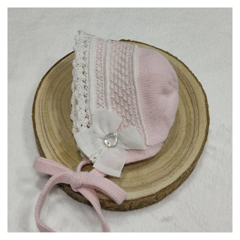 COLECCIÓN INVIERNO. Capota bebé niña DULZURA Paz Rodríguez