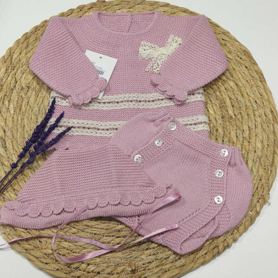 COLECCIÓN INVIERNO. Conjunto braguita PASACINTAS