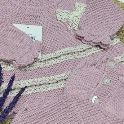 COLECCIÓN INVIERNO. Conjunto braguita PASACINTAS