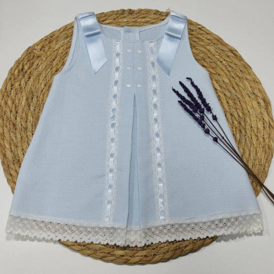 COLECCIÓN VERANO. Vestido 2 pasacintas bodoques