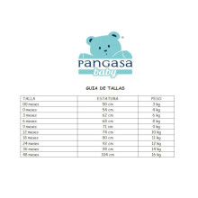 COLECCIÓN VERANO. Conjunto braguita bebé TIGRE Pangasa Baby