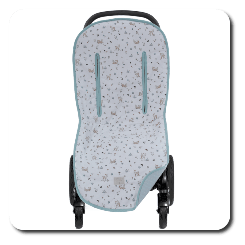 Colchoneta para silla de paseo en cuatro colores. Nueva temporada verano 2024. Colección Bambi. Marca Uzturre.