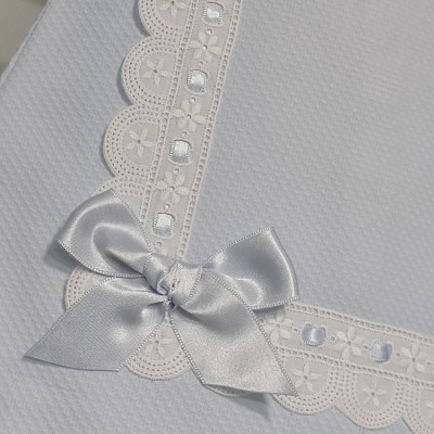 COLECCIÓN VERANO. Vestido piqué pasacintas