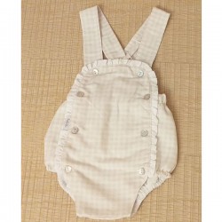 COLECCIÓN VERANO. Peto tirante Vichy