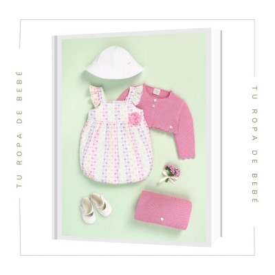 COLECCIÓN VERANO. Pelele bordado bebé niña ARCOIRIS Paz Rodríguez