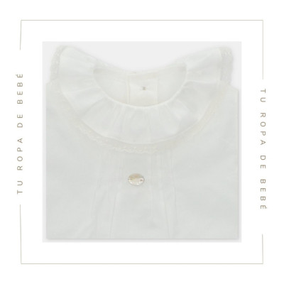 NUEVA COLECCIÓN. Blusa bebé PUNTILLA