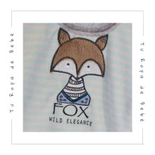 COLECCIÓN INVIERNO. Pijama terciopelo FOX