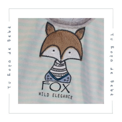 COLECCIÓN INVIERNO. Pijama terciopelo FOX