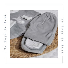 COLECCIÓN INVIERNO. Pijama dos piezas bebé CONEJO Sardón
