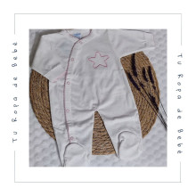 COLECCIÓN VERANO. Pijama enterizo bebé ESTRELLA Sardón