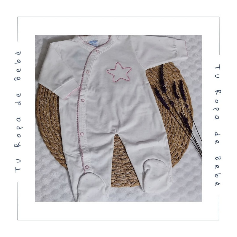 COLECCIÓN VERANO. Pijama enterizo bebé ESTRELLA Sardón