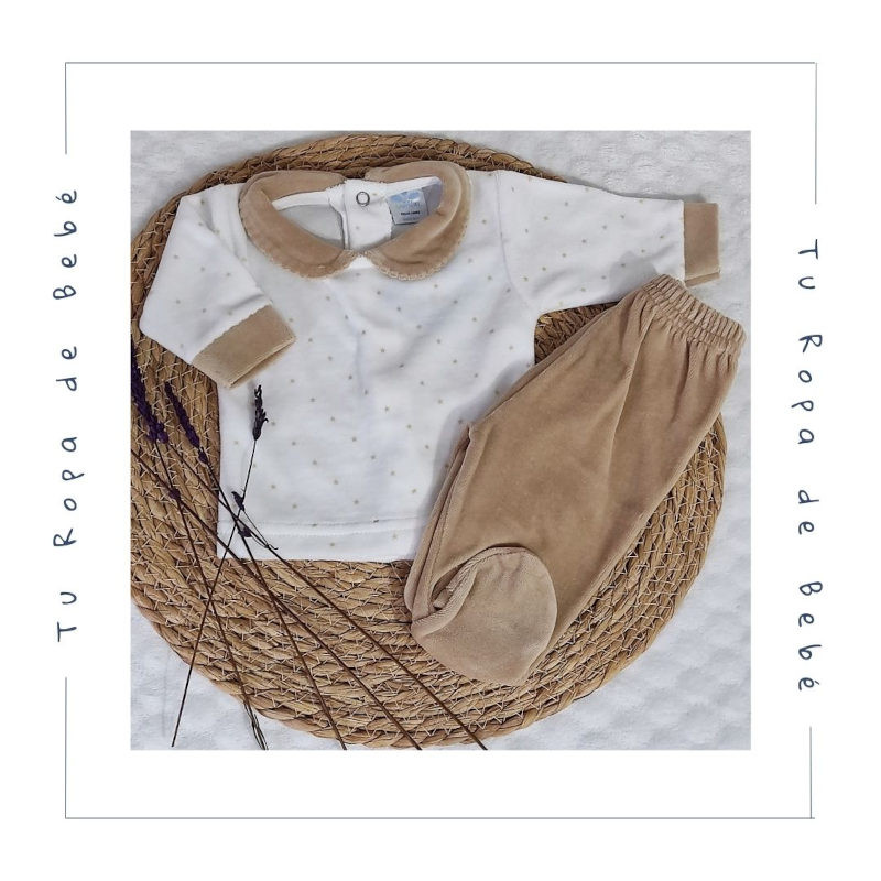 COLECCIÓN INVIERNO. Pijama dos piezas bebé SUEÑO Sardón