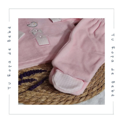 COLECCIÓN INVIERNO. Pijama dos piezas bebé NIDOS Sardón