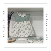 COLECCIÓN VERANO. Vestido bebé niña SELVA Pangasa Baby