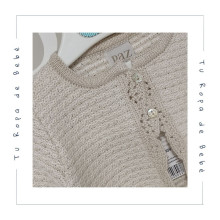 COLECCIÓN INVIERNO. Chaqueta larga bebé niña OPERA Paz Rodríguez