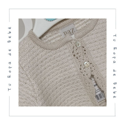 COLECCIÓN INVIERNO. Chaqueta larga bebé niña OPERA Paz Rodríguez