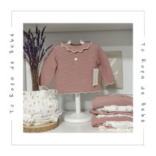 Conjunto braguita rosa caramelo. Colección Garden. Martín Aranda. Colección Invierno.