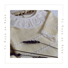 COLECCIÓN VERANO. Conjunto polaina bebé niña CIGÜEÑA Paz Rodríguez