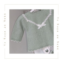 COLECCIÓN VERANO. Conjunto polaina bebé niña APERTA Paz Rodríguez