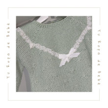 COLECCIÓN VERANO. Conjunto polaina bebé niña APERTA Paz Rodríguez