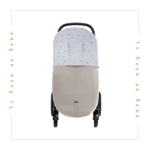 Saco universal para silla de paseo en dos colores. Colección Marcial de Uzturre. Nueva Temporada Invierno 2025.