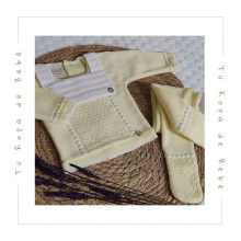 COLECCIÓN VERANO. Conjunto polaina bebé niño CIGÜEÑA Paz Rodríguez