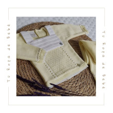 COLECCIÓN VERANO. Conjunto polaina bebé niño CIGÜEÑA Paz Rodríguez