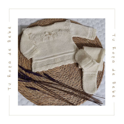 COLECCIÓN VERANO. Conjunto polaina bebé PAZ V24 Paz Rodríguez