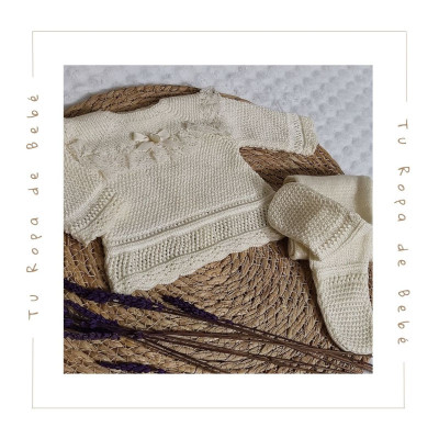 COLECCIÓN VERANO. Conjunto polaina bebé PAZ V24 Paz Rodríguez