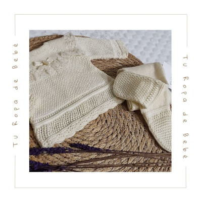 COLECCIÓN VERANO. Conjunto polaina bebé PAZ V24 Paz Rodríguez