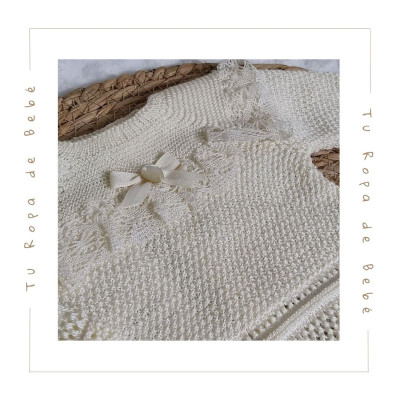 COLECCIÓN VERANO. Conjunto polaina bebé PAZ V24 Paz Rodríguez