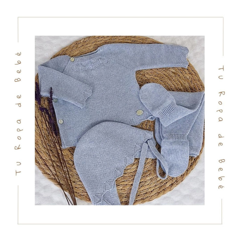 COLECCIÓN VERANO. Conjunto polaina bebé niño NEL BLU Martín Aranda