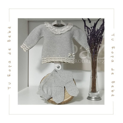 COLECCIÓN INVIERNO. Conjunto polaina bebé BALANCIN Paz Rodríguez