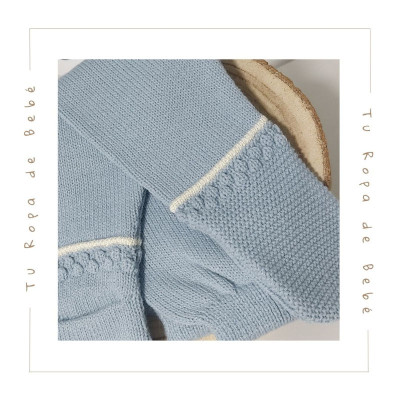 COLECCIÓN INVIERNO. Conjunto polaina bebé niño MAGIA Paz Rodríguez