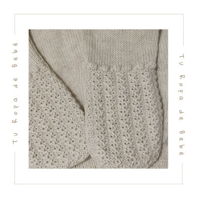 COLECCIÓN INVIERNO. Conjunto polaina bebé niña BALLET Paz Rodríguez