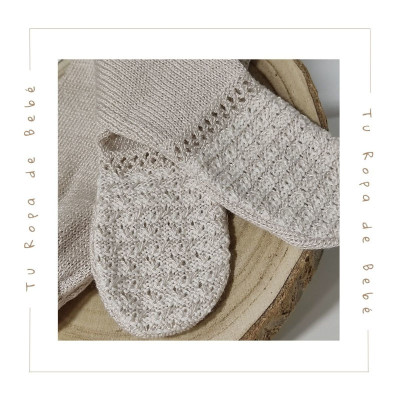 COLECCIÓN INVIERNO. Conjunto polaina bebé niño OPERA Paz Rodríguez