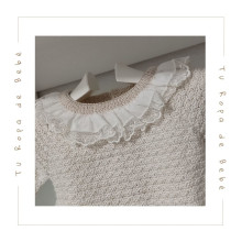 COLECCIÓN INVIERNO. Conjunto polaina bebé niña OPERA Paz Rodríguez