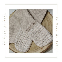 COLECCIÓN INVIERNO. Conjunto polaina bebé niña OPERA Paz Rodríguez