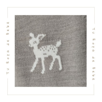 COLECCIÓN INVIERNO. Conjunto polaina bebé TAUPE Martín Aranda