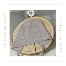 COLECCIÓN INVIERNO. Conjunto polaina bebé TAUPE Martín Aranda