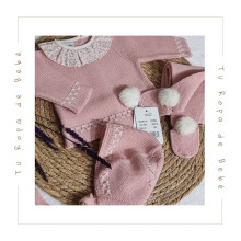 COLECCIÓN INVIERNO. Conjunto polaina POMPÓN