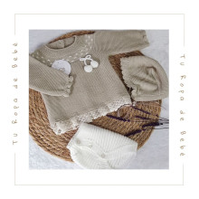 COLECCIÓN INVIERNO. Conjunto ranita MOTAS