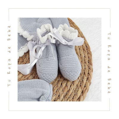 COLECCIÓN INVIERNO. Conjunto braguita PUNTILLA