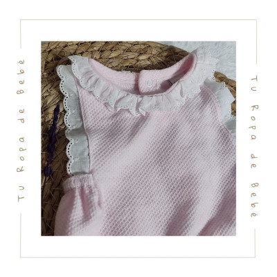 COLECCIÓN VERANO. Pelele Tirante Puntilla