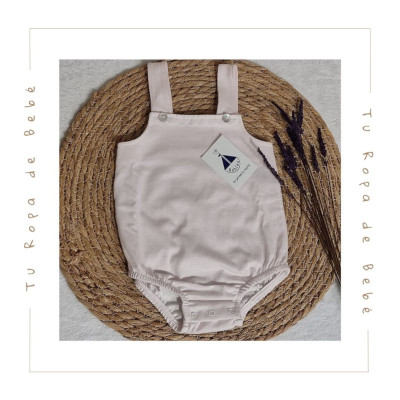 Peto para bebé en color rosa. Marca Babidu. Temporada verano.