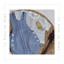 COLECCIÓN VERANO. Conjunto peto SAILOR PUPPY