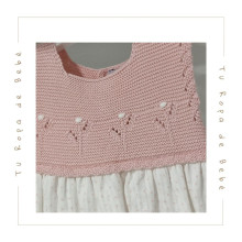 COLECCIÓN VERANO. Vestido con braga bebé niña MINI DOTS Pangasa Baby