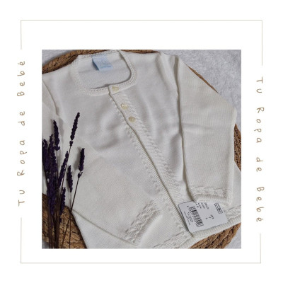 COLECCIÓN VERANO. Chaqueta bebé TRENZADO
