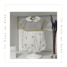 COLECCIÓN VERANO. Pelele bebé niño ELEFANTE Pangasa Baby